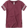 Vintage Burgundy/White