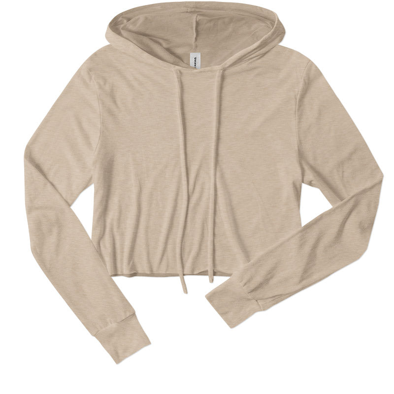 Load image into Gallery viewer, Ladies Triblend Cropped Hooded Tee - Twisted Swag, Inc.Bella Canvas
