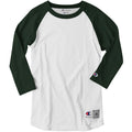White/Dark Green