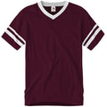 Maroon/White