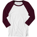 White/Maroon