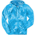 Tie Dye Aqua Blue