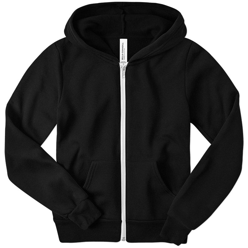 Load image into Gallery viewer, Youth Fleece Zip Up Hoodie - Twisted Swag, Inc.CANVAS
